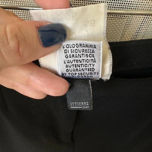 D&G Dolce & Gabbana Black Dress Pants — Size 26 / IT 40 — Made in Italy - Picture 5 of 12